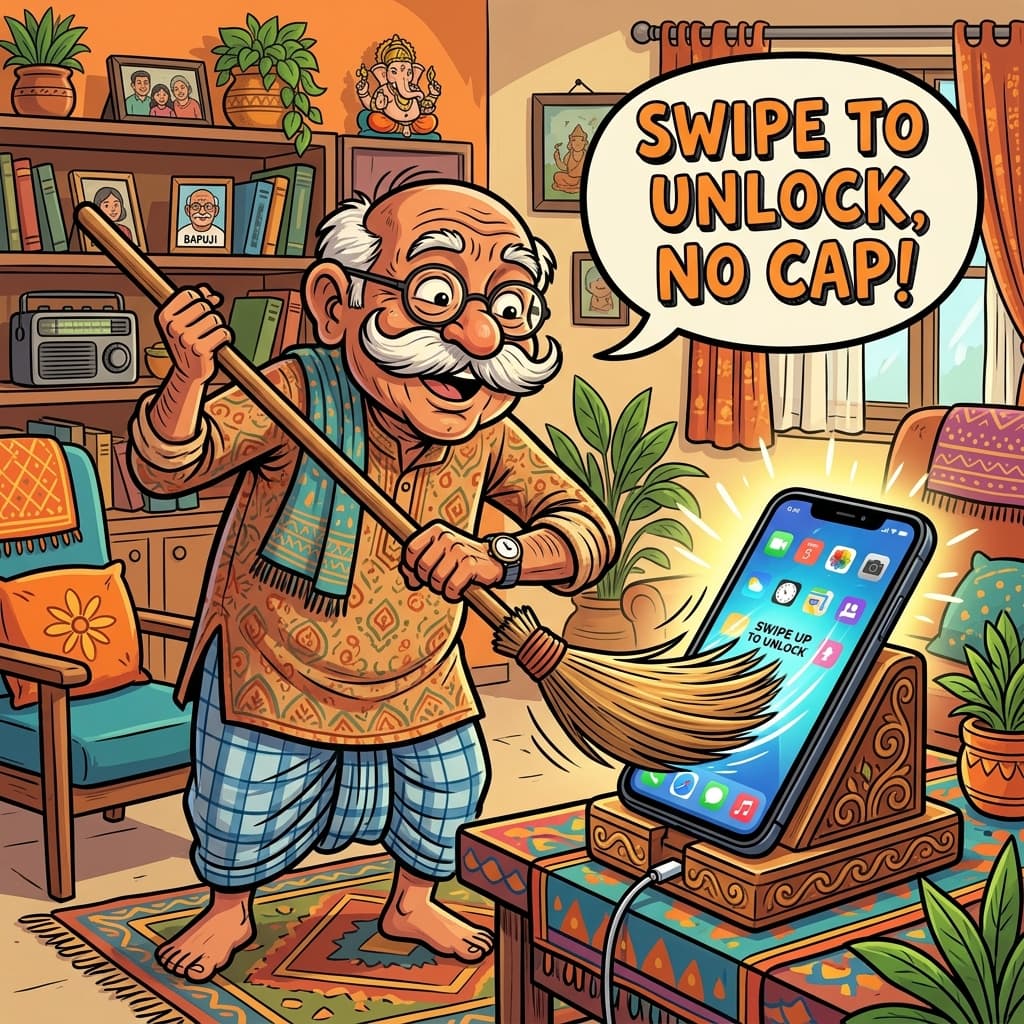 Grandpa vs Smartphone: The Ultimate Tech Battle