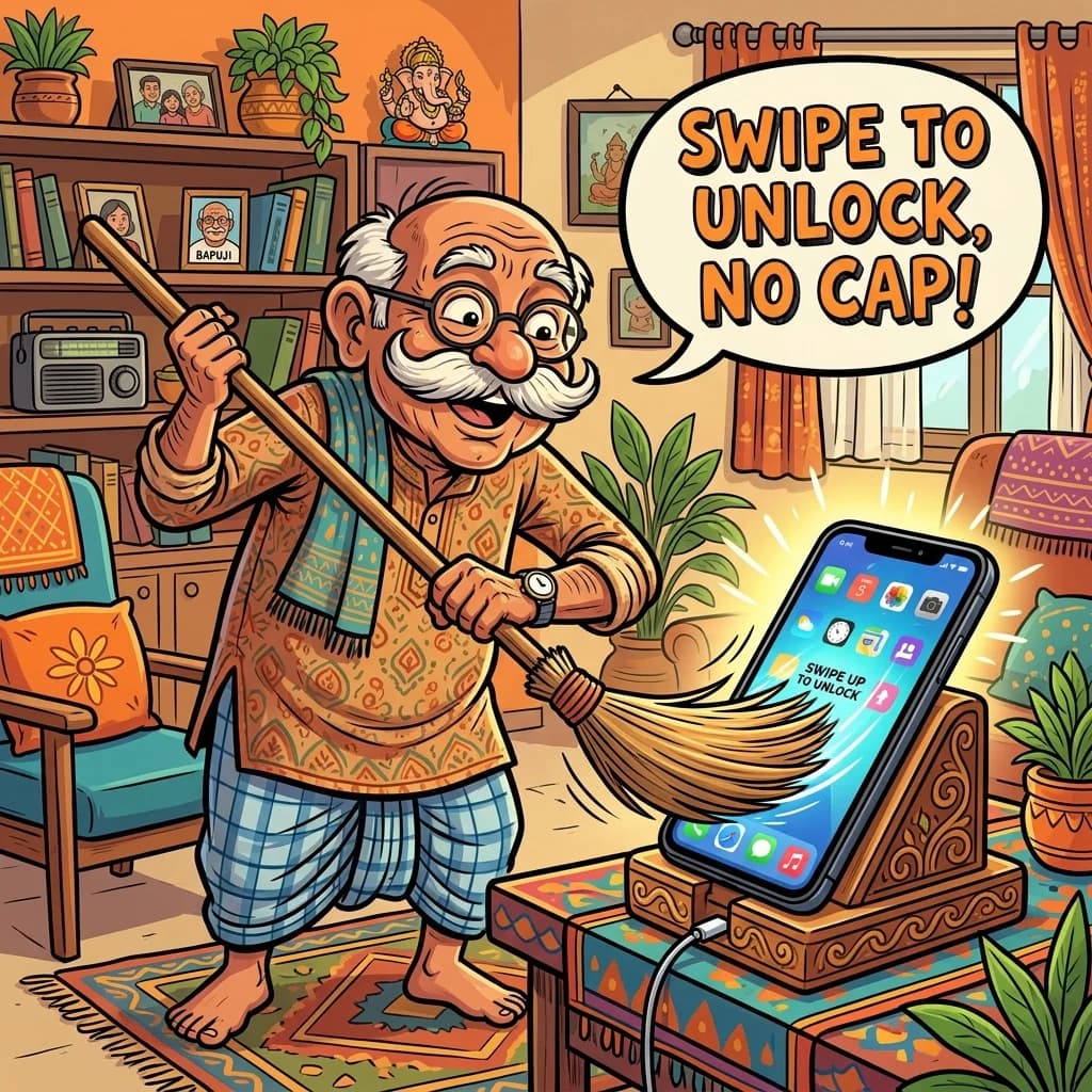 Grandpa vs Smartphone: The Ultimate Tech Battle